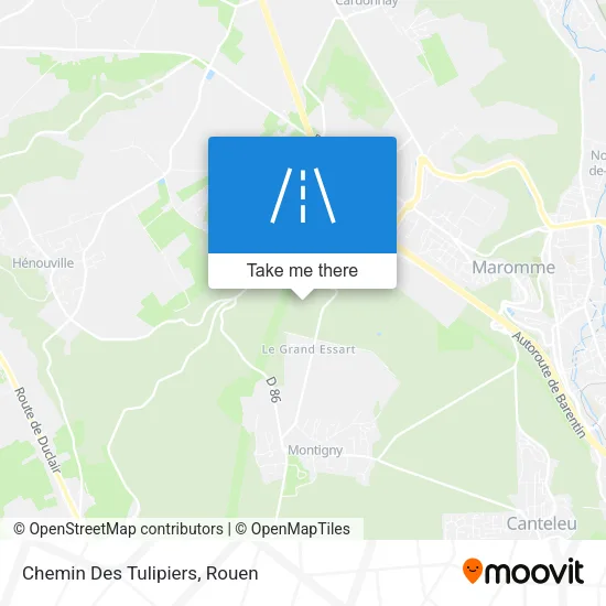Chemin Des Tulipiers map