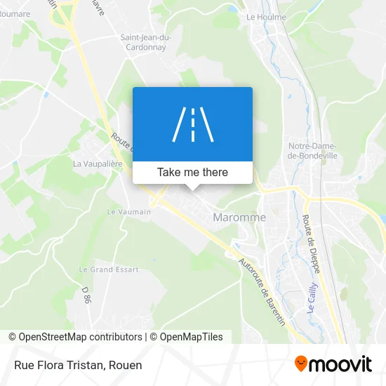 Rue Flora Tristan map