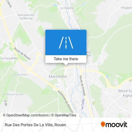 Rue Des Portes De La Ville map