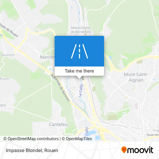 Impasse Blondel map