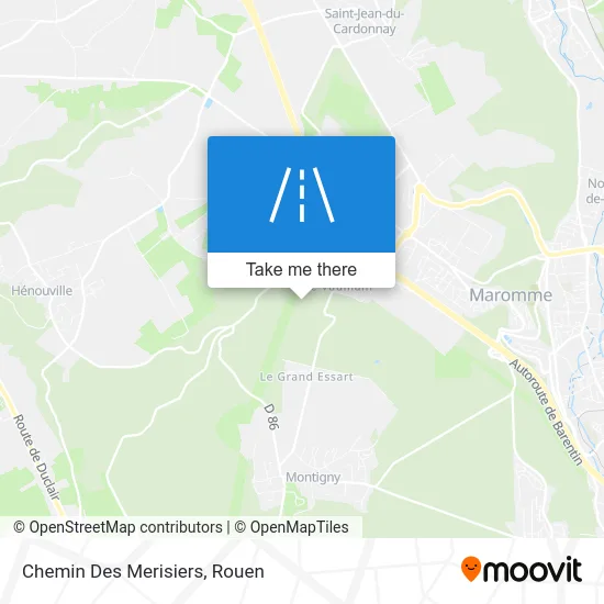 Chemin Des Merisiers map