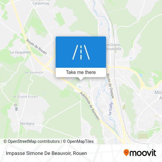 Impasse Simone De Beauvoir map