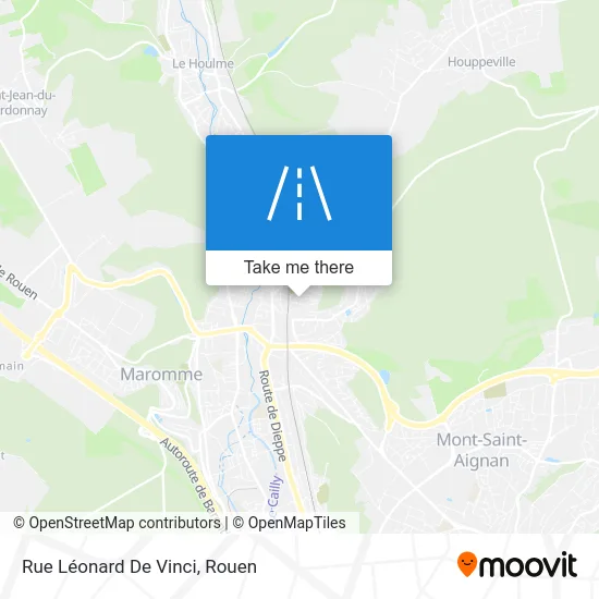 Rue Léonard De Vinci map