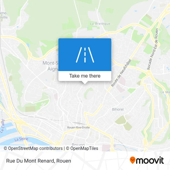 Rue Du Mont Renard map