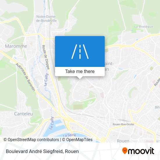 Boulevard André Siegfreid map