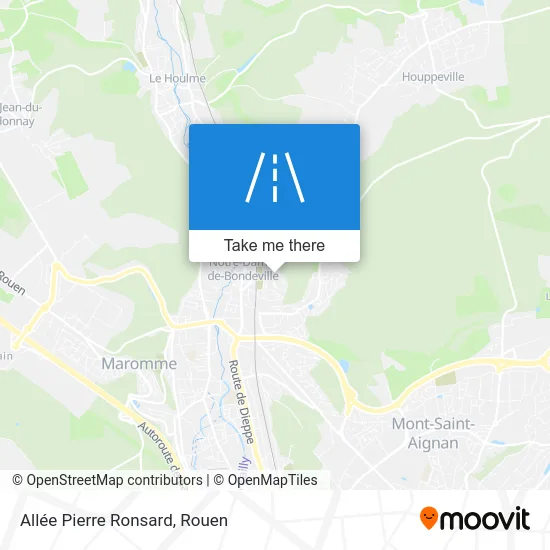 Allée Pierre Ronsard map