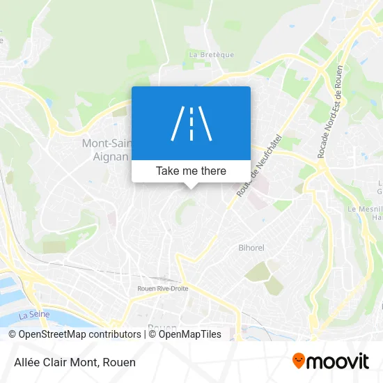 Allée Clair Mont map