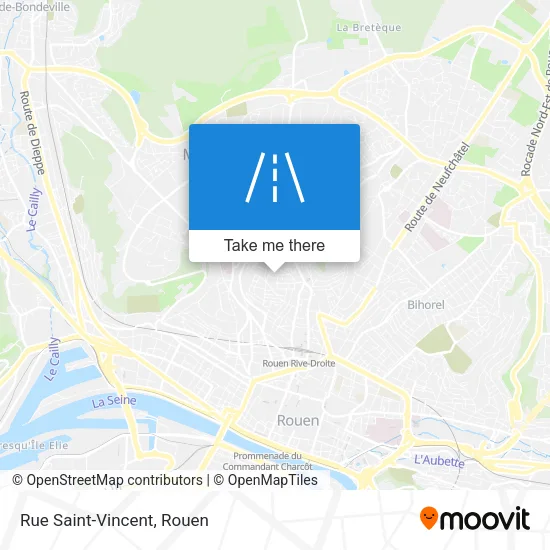 Rue Saint-Vincent map