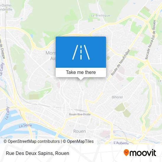 Rue Des Deux Sapins map