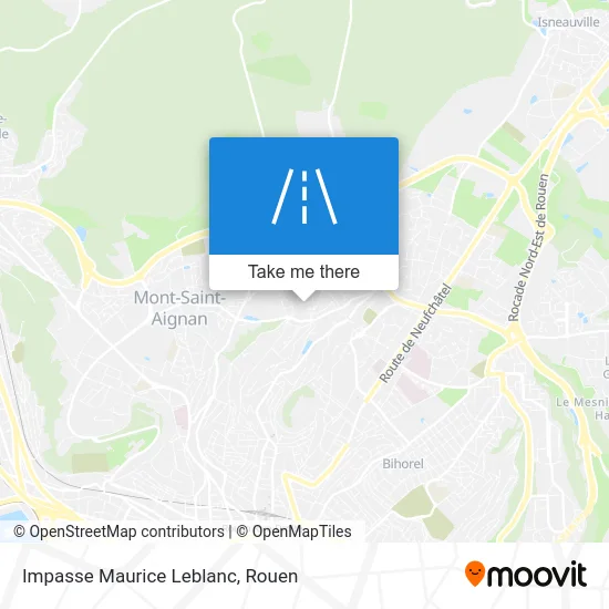 Impasse Maurice Leblanc map