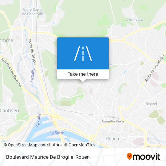 Mapa Boulevard Maurice De Broglie