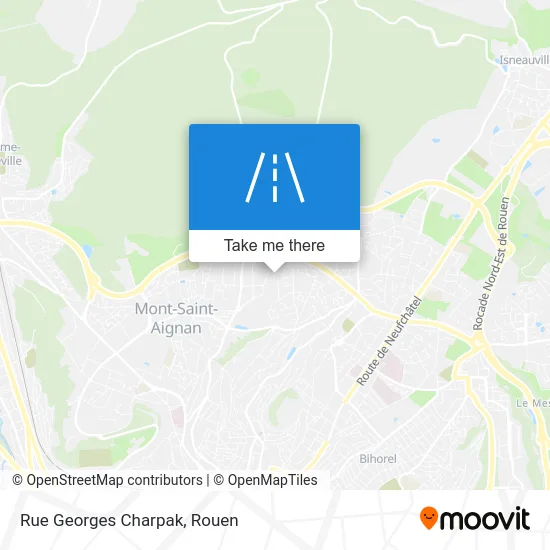Rue Georges Charpak map