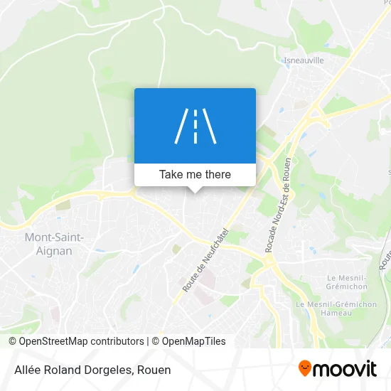 Allée Roland Dorgeles map