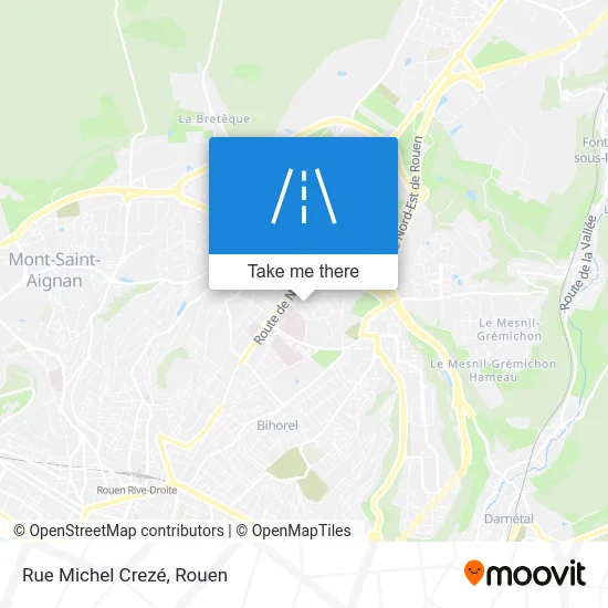 Rue Michel Crezé map