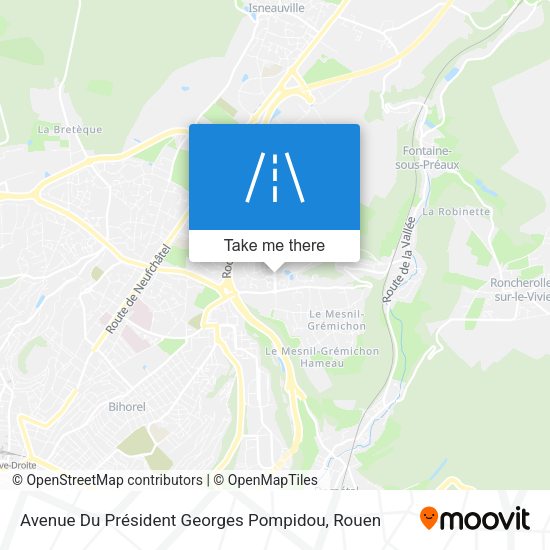 Avenue Du Président Georges Pompidou map