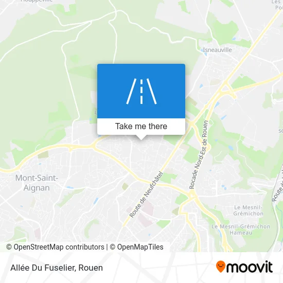 Allée Du Fuselier map
