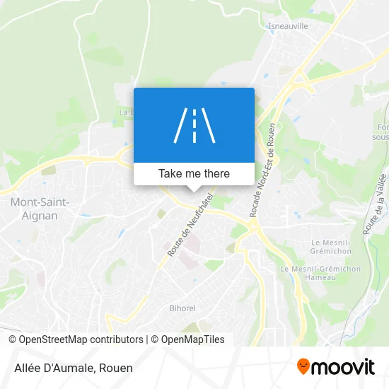 Allée D'Aumale map