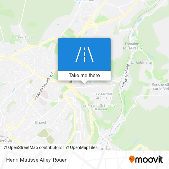 Allée Henri Matisse map