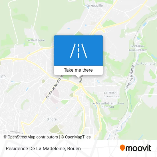 Résidence De La Madeleine map