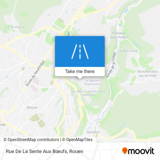 Rue De La Sente Aux Bœufs map