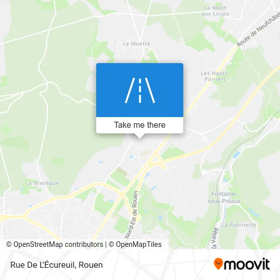 Rue De L'Écureuil map