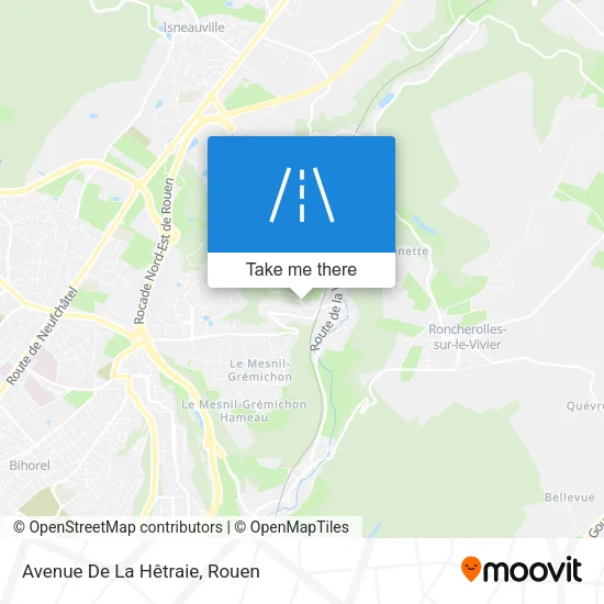 Avenue De La Hêtraie map