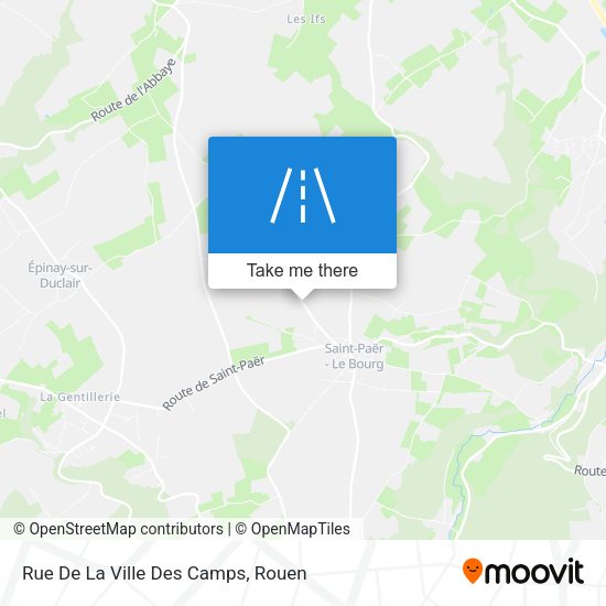 Rue De La Ville Des Camps map