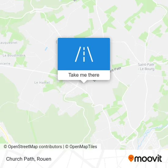 Sentier De L'Église map