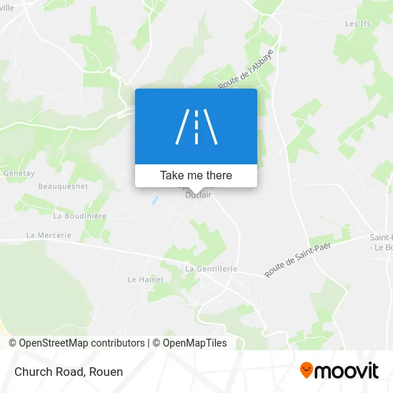 Route De L'Église map