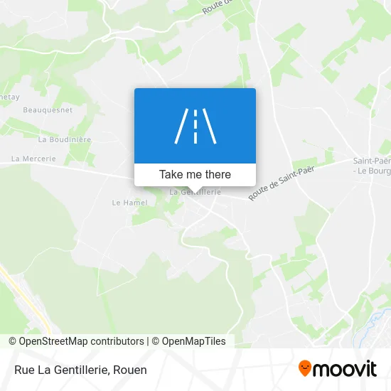 Rue La Gentillerie map
