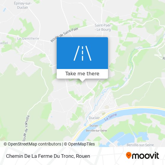 Mapa Chemin De La Ferme Du Tronc