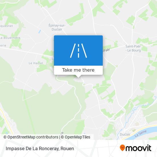 Mapa Impasse De La Ronceray