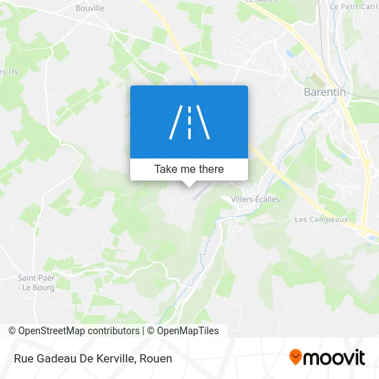 Rue Gadeau De Kerville map