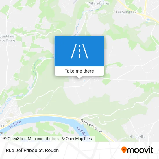 Rue Jef Friboulet map