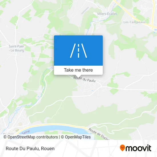 Route Du Paulu map