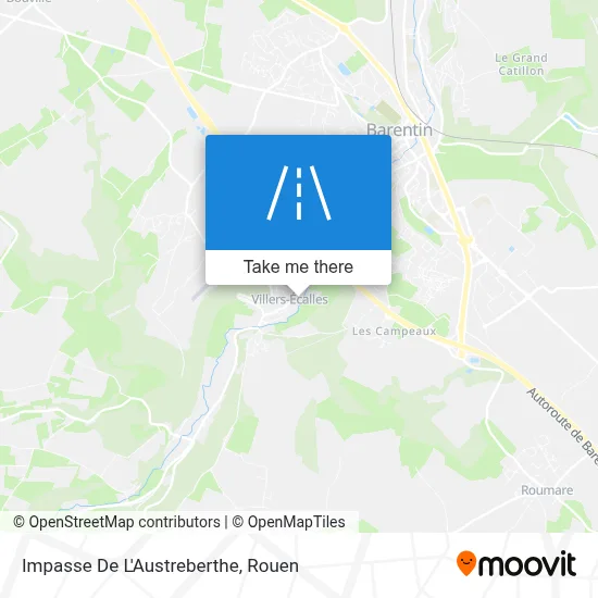 Impasse De L'Austreberthe map