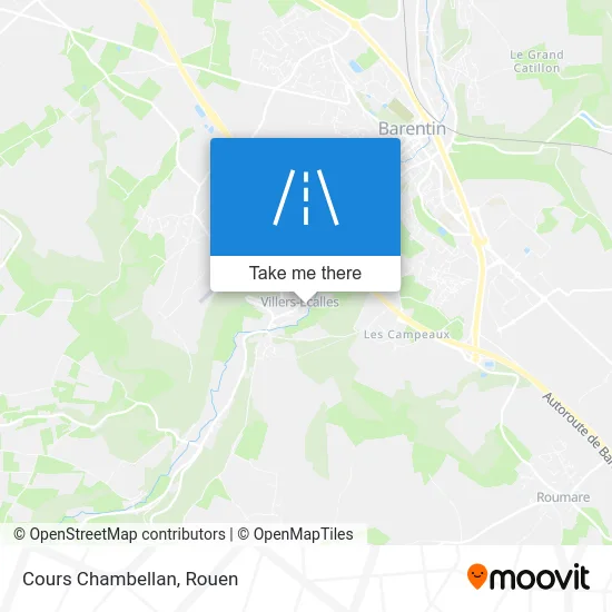 Cours Chambellan map