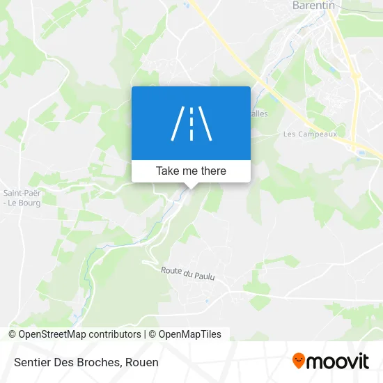 Sentier Des Broches map