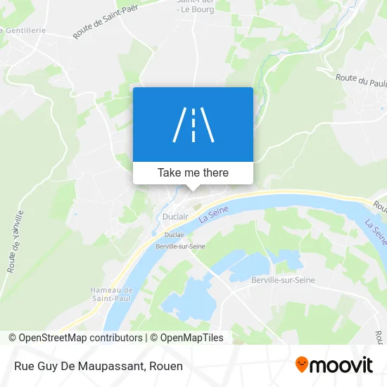Rue Guy De Maupassant map