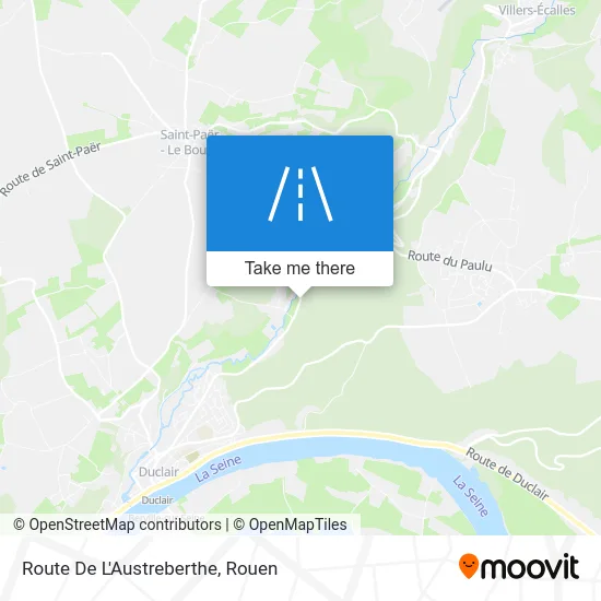 Route De L'Austreberthe map