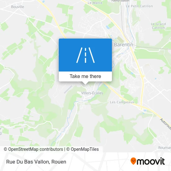 Rue Du Bas Vallon map
