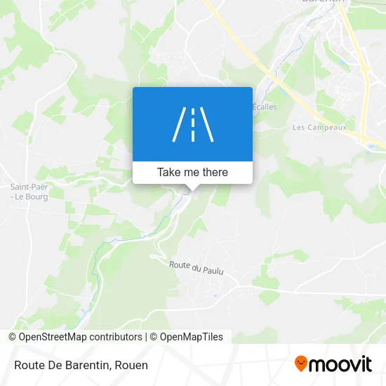 Route De Barentin map