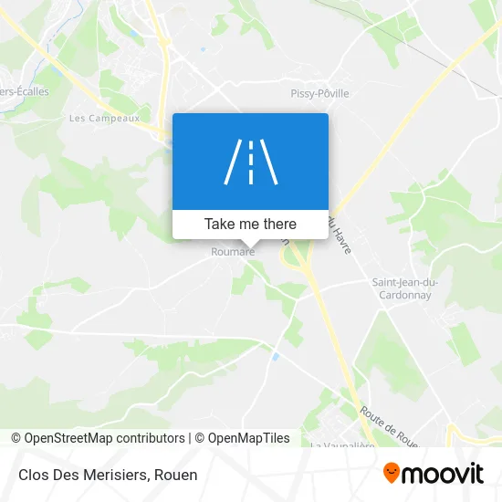 Clos Des Merisiers map