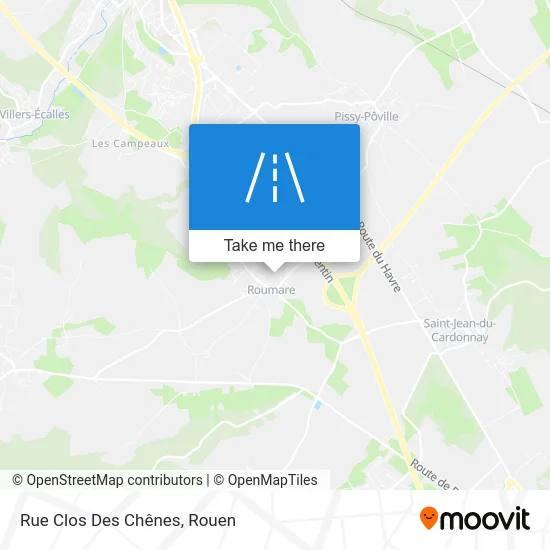 Rue Clos Des Chênes map