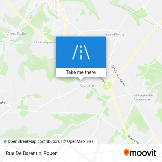 Rue De Barentin map
