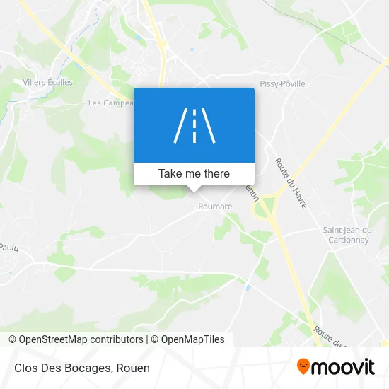 Clos Des Bocages map