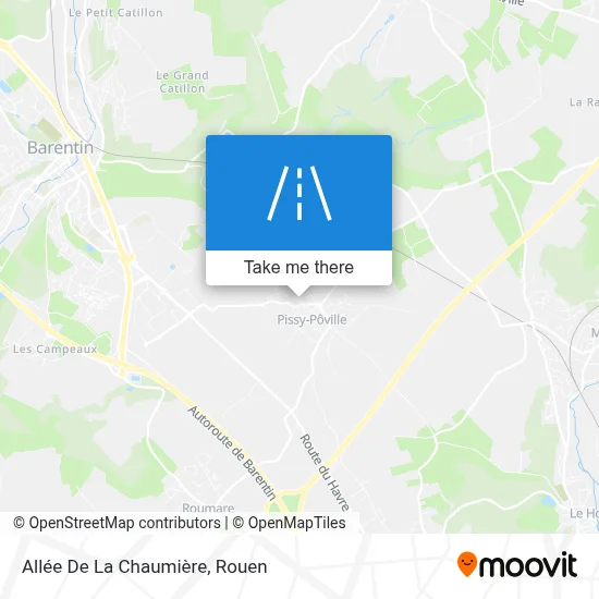 Allée De La Chaumière map