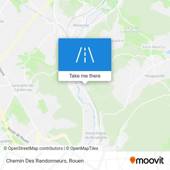 Chemin Des Randonneurs map