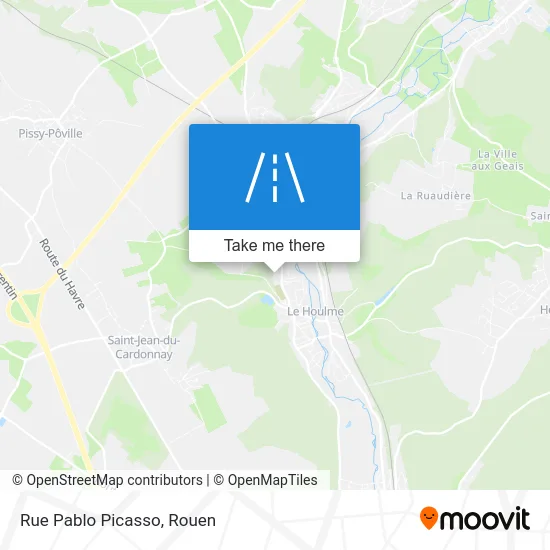 Rue Pablo Picasso map