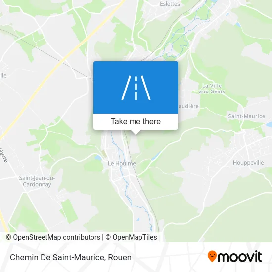 Chemin De Saint-Maurice map